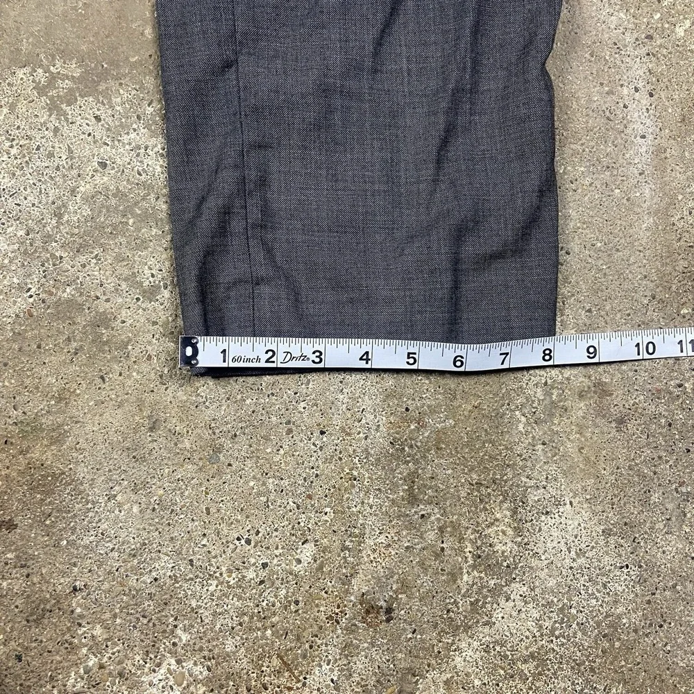 Lauren Ralph Lauren Dress Pants 36x29 Gray Flat Front Straight Leg Fit Business‎